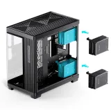 Case PC JONSBO TK-4 Black – ATX| GPU 460mm| AIO 420mm| Kính 4mm